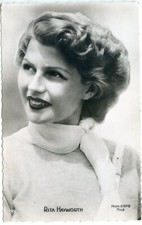 POSTCARD / CELEBRITY / RITA HAYWORTH / ERPE NICE PHOTO