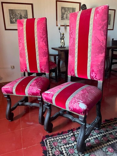 Paire chaises anciennes de - paire,
