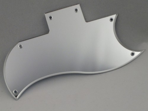 Argent miroir scratch plaque - scratch,