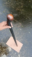 Irish Shillelagh Walking Stick 36"  Black Hardwood Wooden Cane  African Rosewood