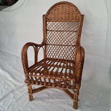 Chaise fauteuil en rotin