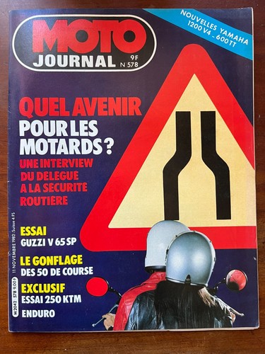 Moto journal 578 du - moto,