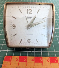 VINTAGE SWIZA COQUET 4 JEWEL ALARM CLOCK  - SPARES / REPAIRS