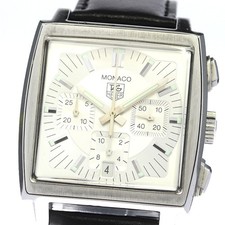 TAG HEUER Monaco CW2112.FC6177 Chronograph Silver Dial Automatic Men's _845311