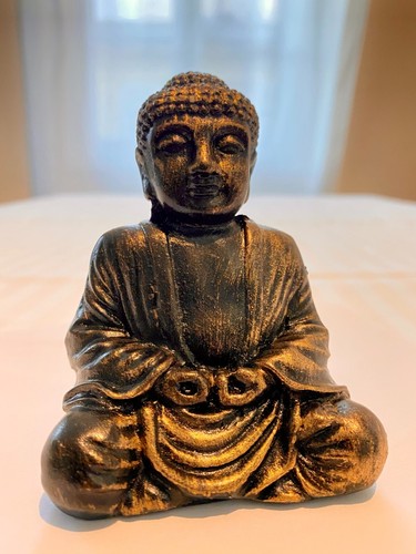 Statue bouddha assis en - de,