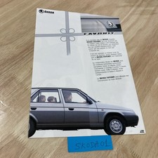 Skoda FAvorit prospectus