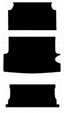 Tapis 3 Pièces de Coffre Paroi Arrière Tablette Convient pour Opel Kadett C City