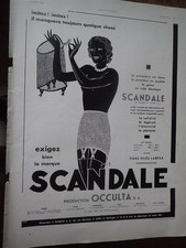 scandal sheath + lumichrome lumiere + rifle DARNE ST ETIENNE ILLUSTRATION 1934
