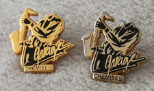 2 Pins Musique Saxophone. Arthus Bertrand Paris