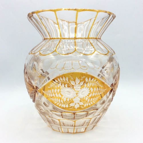 Vase cristal double soufflé