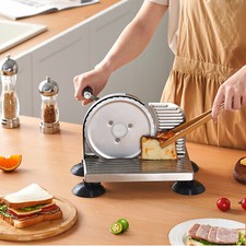 VEVOR Trancheuse à Pain Manuelle 0-152 mm Coupe-Fromage et Beurre Cuisine