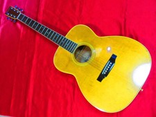 Maurice Folk Guitar Good Condition 70s-80s Vintage Acoustic with Soft Case