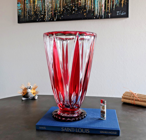 Vase cristal louis - en,