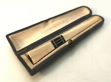 ART DECO ebony silver cigarette smoker 10 cm
