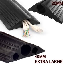 Caoutchouc Résistant Et PVC Sol Câble Protecteurs - Multiple Tailles Couleurs Av