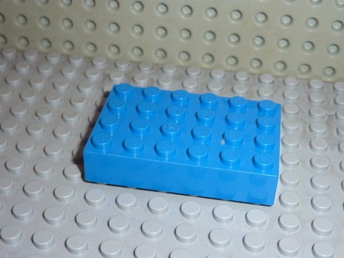 Plaque epaisse bleu brick x - bleu, 4