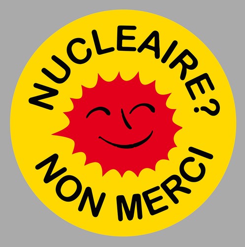 Sticker nucleaire non - sticker,