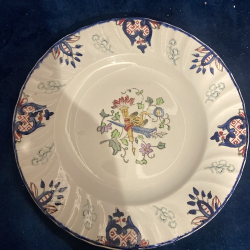 Assiette vieux rouen longwy - assiette,