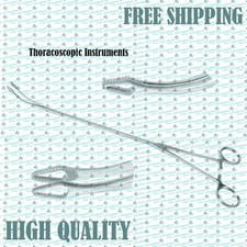 VAT Snake Head Hemostatic Forceps 340mm x 5mm | VATS Thoracoscopic instruments