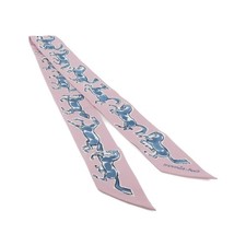 Authentic HERMES CHEVAUX EN LIBERTE Twilly 063803S Scarf  #230-000-059-8339