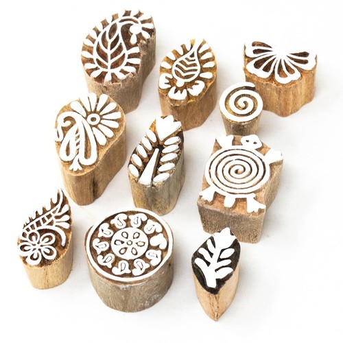 Ensemble tampons en bois - ensemble,