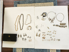 Lot of 37 Pieces of Costume Jewely & BIJOUX INDISCRETS MAGNIFIQUE METALIC CHAIN