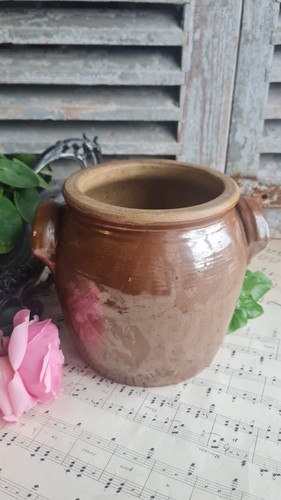 Ancien pot gres beige cruche - ancien,