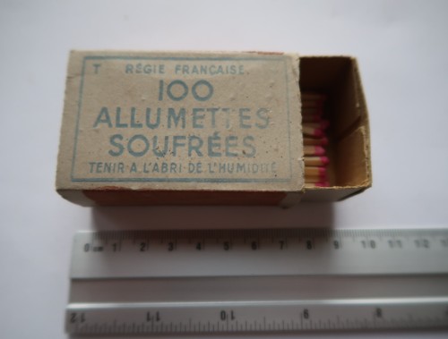 Boite allumette soufrées - boite,