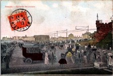 *61525 cpa Ostende - la sortie