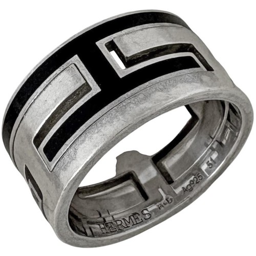 Bague hermes move ash - logo, h