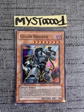 Yu-gi-oh! Card Golem Crusher DP07-FR009 Super Rare French Used