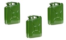 3 X Jerrycan 20L Tôle Acier Essence Metallkanister Bidon Métal Diesel