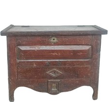 ANCIEN PETIT MEUBLE COMMODE COFFRET BOÎTE A BIJOUX 
