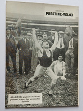 PRESTINE VELOX Edition 1930 photo carte SOLBACH Gymnaste sportif Haltérophilie
