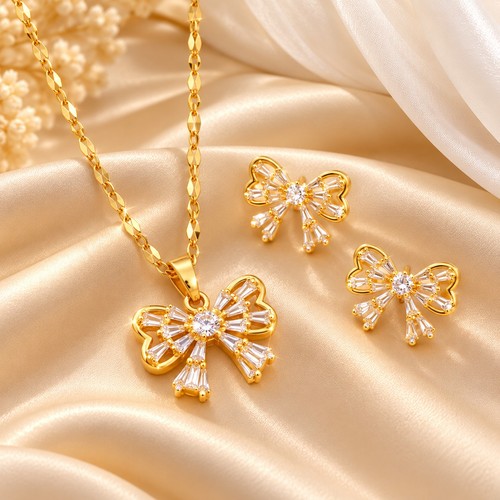 Parure bijoux femme acier - femme,