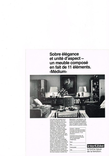 Publicite 1978 interlubke - publicite,