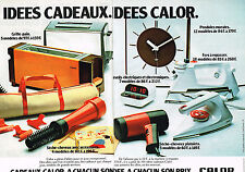 ADVERTISEMENT 1978 CALOR appliances iron gas lighter....(2 pages)