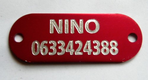 Medaille plaque rouge - medaille, pour