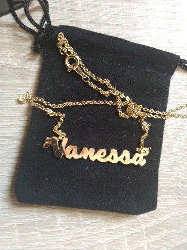 Collier ras cou prénom - le,
