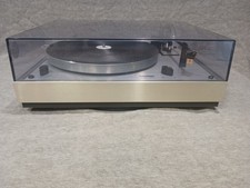 THORENS TD-166 MKII TURNTABLE , RARE BRUSHED ALUMINUM FINISH, OEM PACKAGING