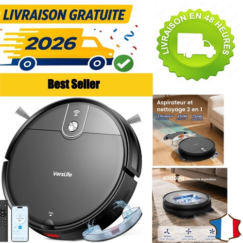 Robot aspirateur laveur