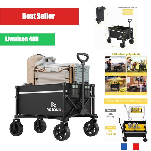 Chariot pliable roues - 4,