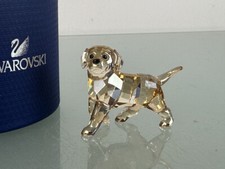 Swarovski 1142824 Golden Retriever chiot debout 4,5 cm. Emballage d'origine e...