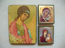 Lot de 3 anciennes icônes
