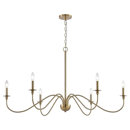Kira home archer 6 light - 47", 6-light
