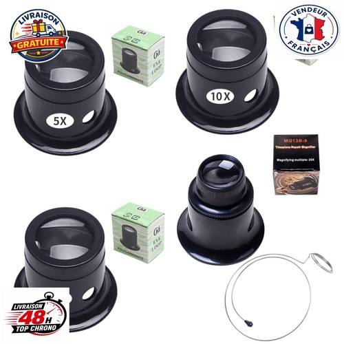 Loupes bijoutier pièces 5x - 4,