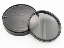 [N MINT++] 95mm Circular Polarizing Filter PL in Nikon Leather Case from Japan