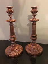 Paire de Bougeoirs Cuivre