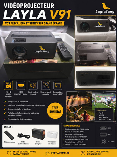 Mini vidéoprojecteur - mini,