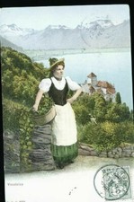 SUISSE  CARTE COSTUME 
